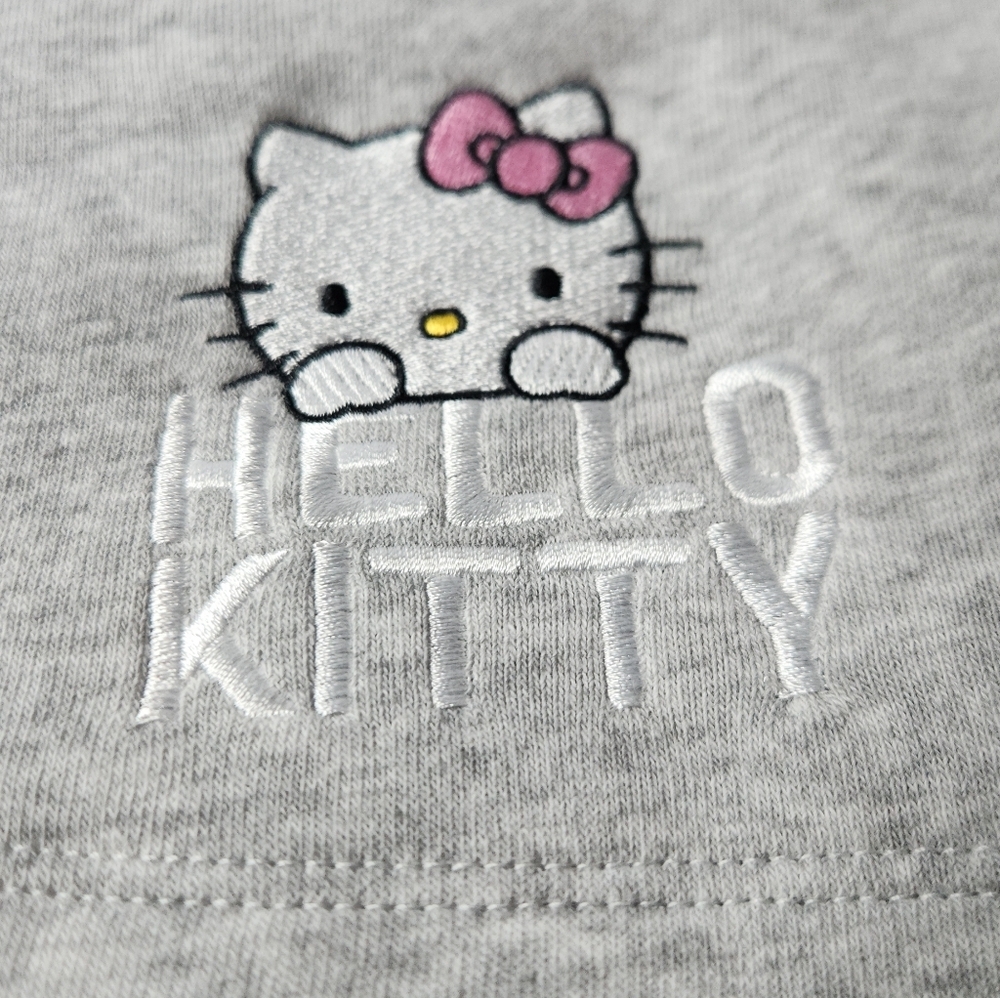 Women's Hello Kitty Colorblock Mini Graphic Skirt - Heather Gray M - Picture 5 of 14